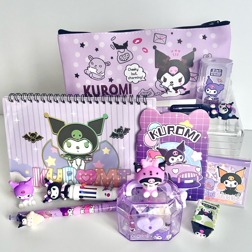 💜(KUR316) Kuromi Adorable 12-Piece Mini Fun Bundle! - Picture 8 of 8